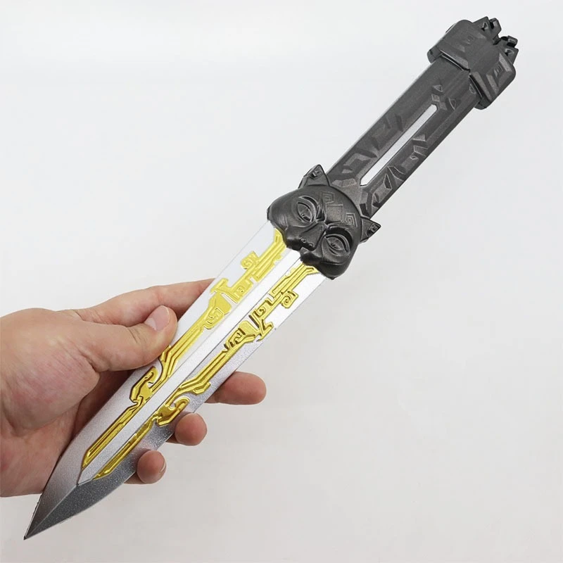 38.5m/15.16in Delta Action PU Data Flying Knife The Blade of Mercy Model Props Cosplay Game Peripherals Ornaments Boyfriend Gift