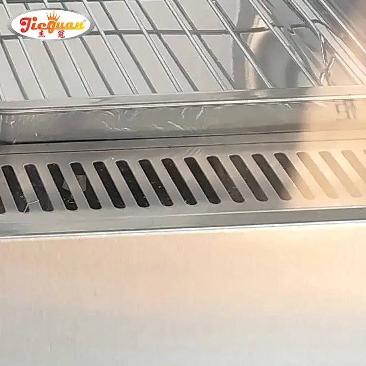 Large Capacity Commercial Desktop Double-Layer Food Insulation Cabinet