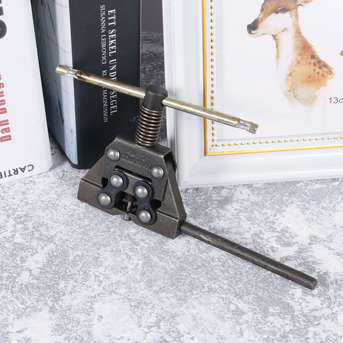 Bike Tool Compact Breaker For Universal Chain Repair Anti-Slip Rubber Grip Metal Splitter Repair Tool