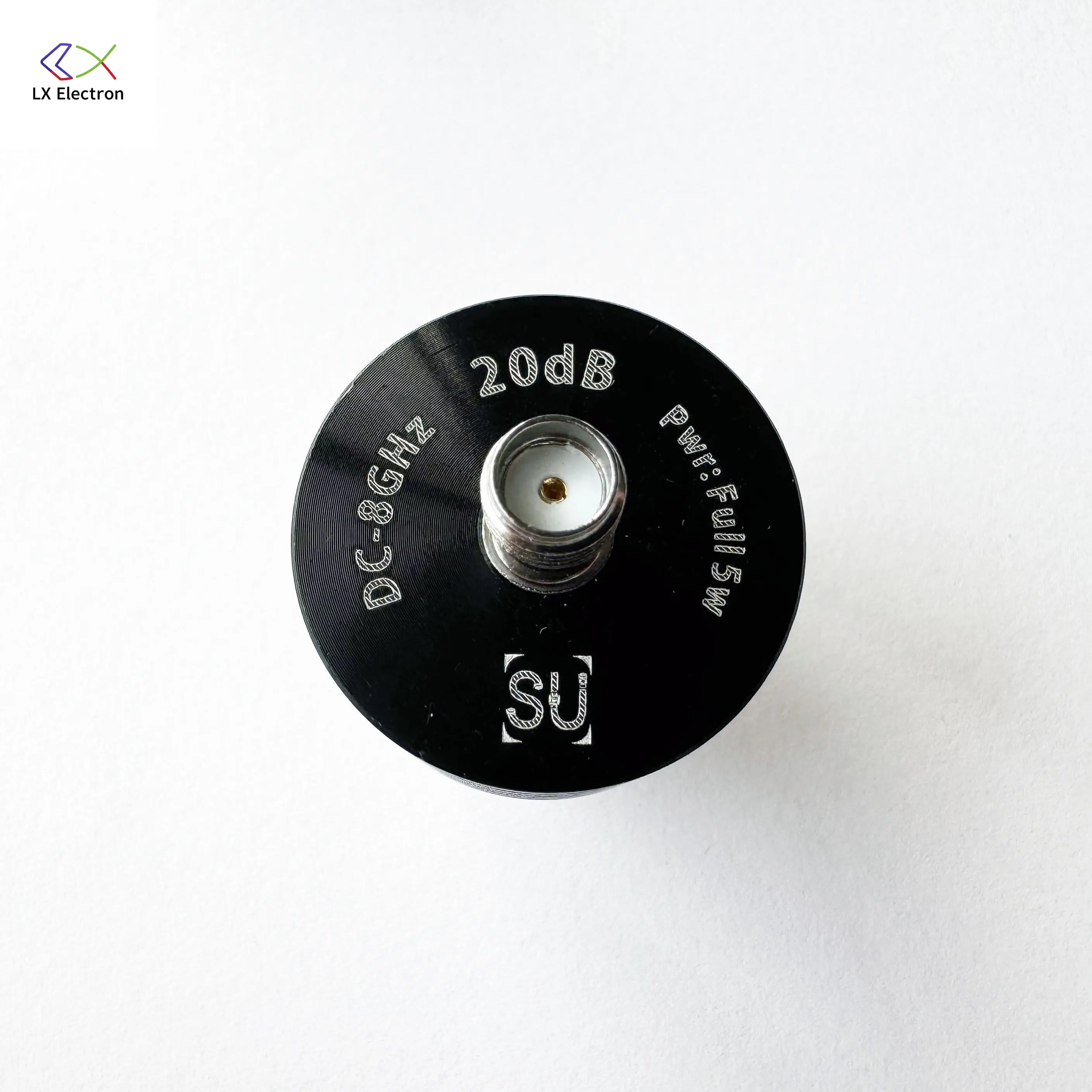 1-2 piezas de atenuador coaxial fijo SMA de 1-60dB; DC-8GHz; Potencia continua de 5W utilizable