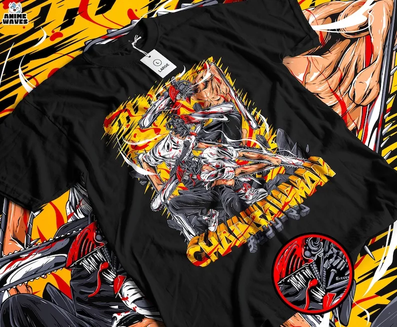 

Supernatural Fighter Unisex T-shirt - Anime Manga Demon Hunter Tee, Japanese Dark Art, Otaku Inspired Apparel, Retro Manga Style
