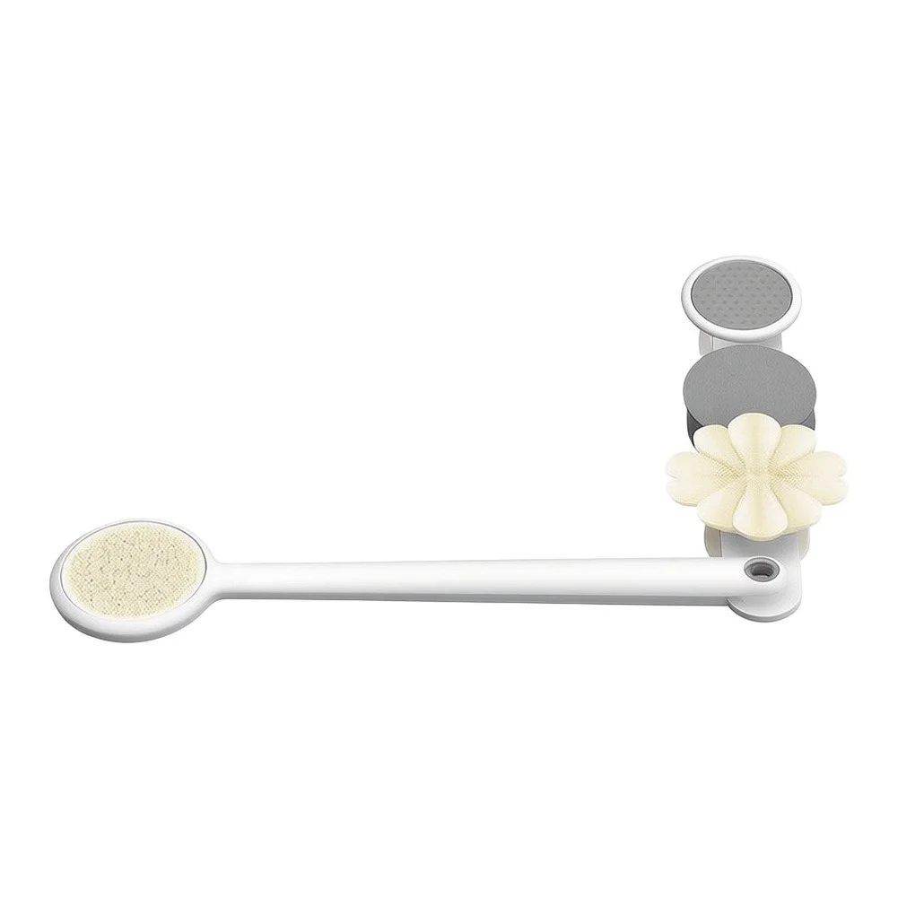 Soft-Touch Body Brush with 45cm Handle and Dense Bristle Pattern for Even Pressure Distribution During Cleansing