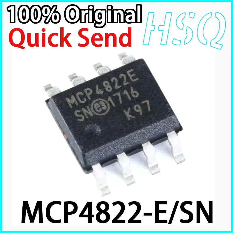 

2PCS Original MCP4822-E/SN MCP4822E SOP8 Analog-to-digital Converter/chip Brand New in Stock