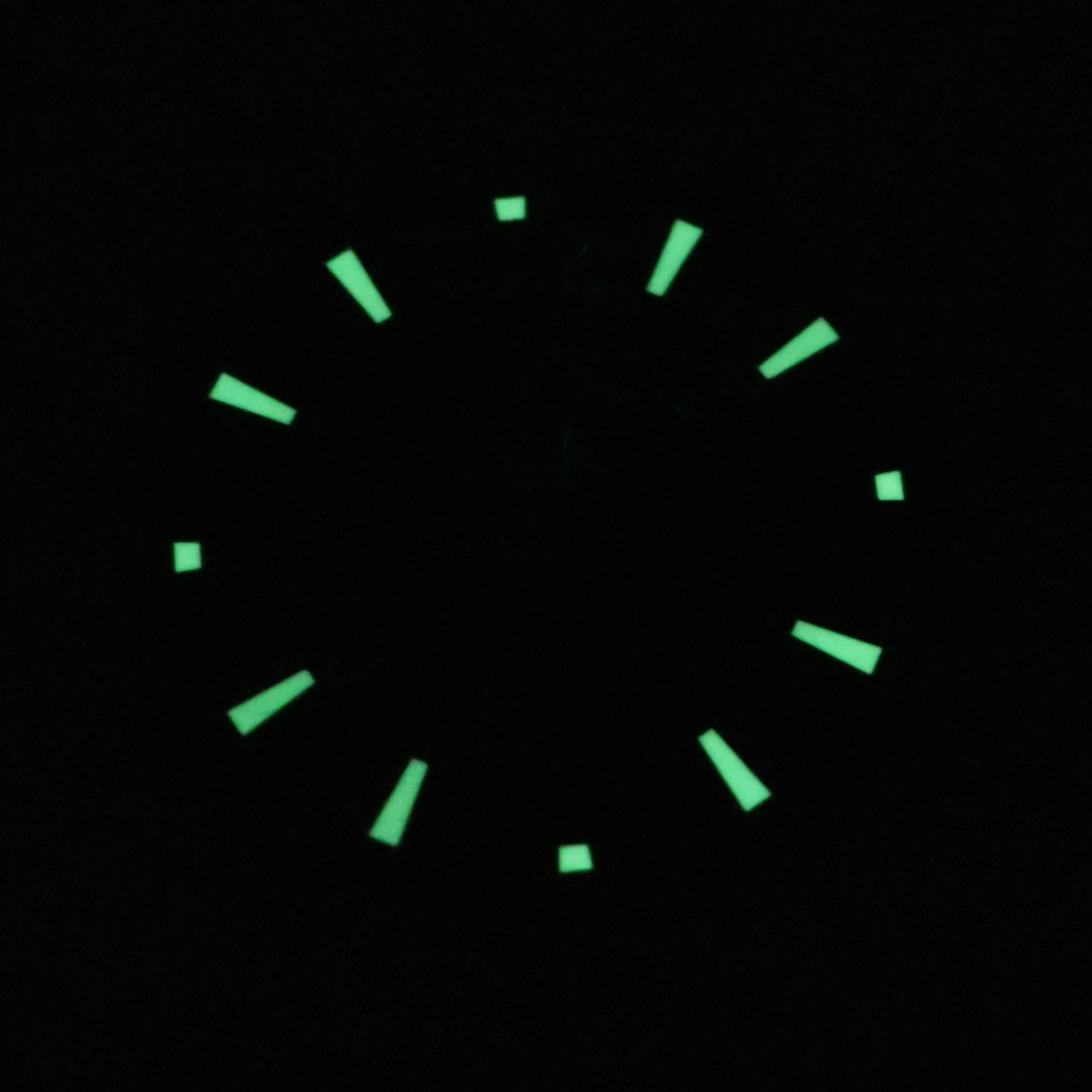 Watch Accessories for NH35 Dial Movement, Green Luminous