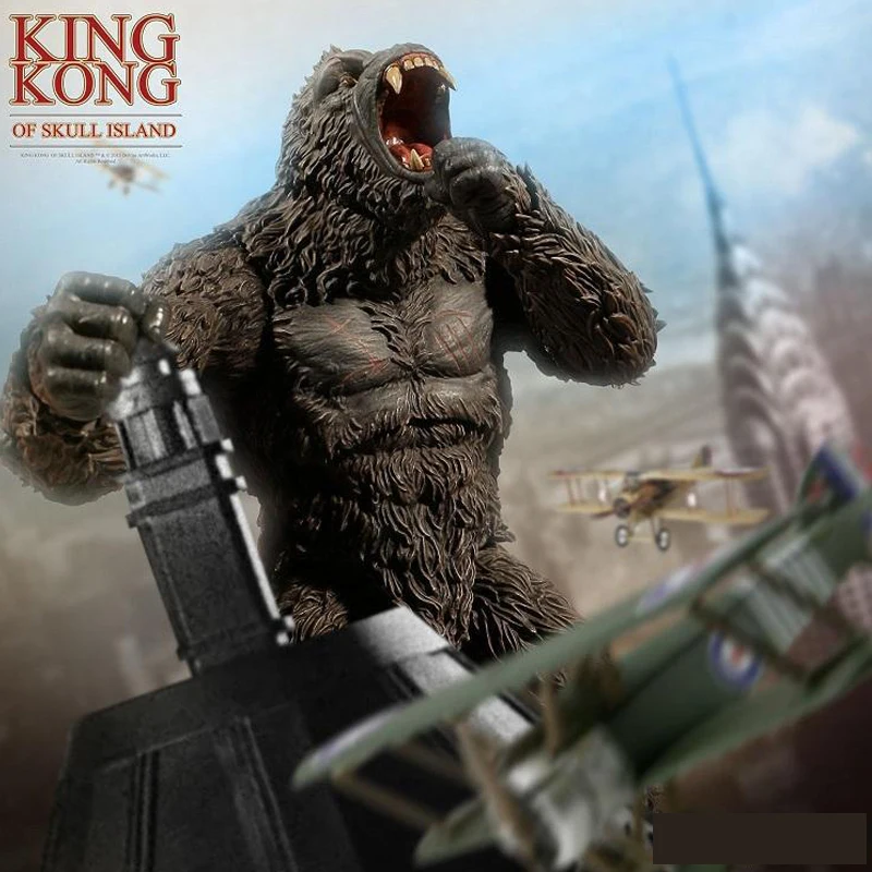 

Movie King Kong Of The Skull Island PVC Anime Action Figure Assembled Model Toys Kids Gifts