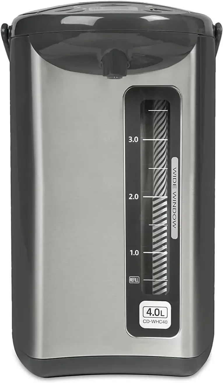 Zojirushi CD-WHC40XH Micom waterkoker en warmer, 135 oz, roestvrij grijs