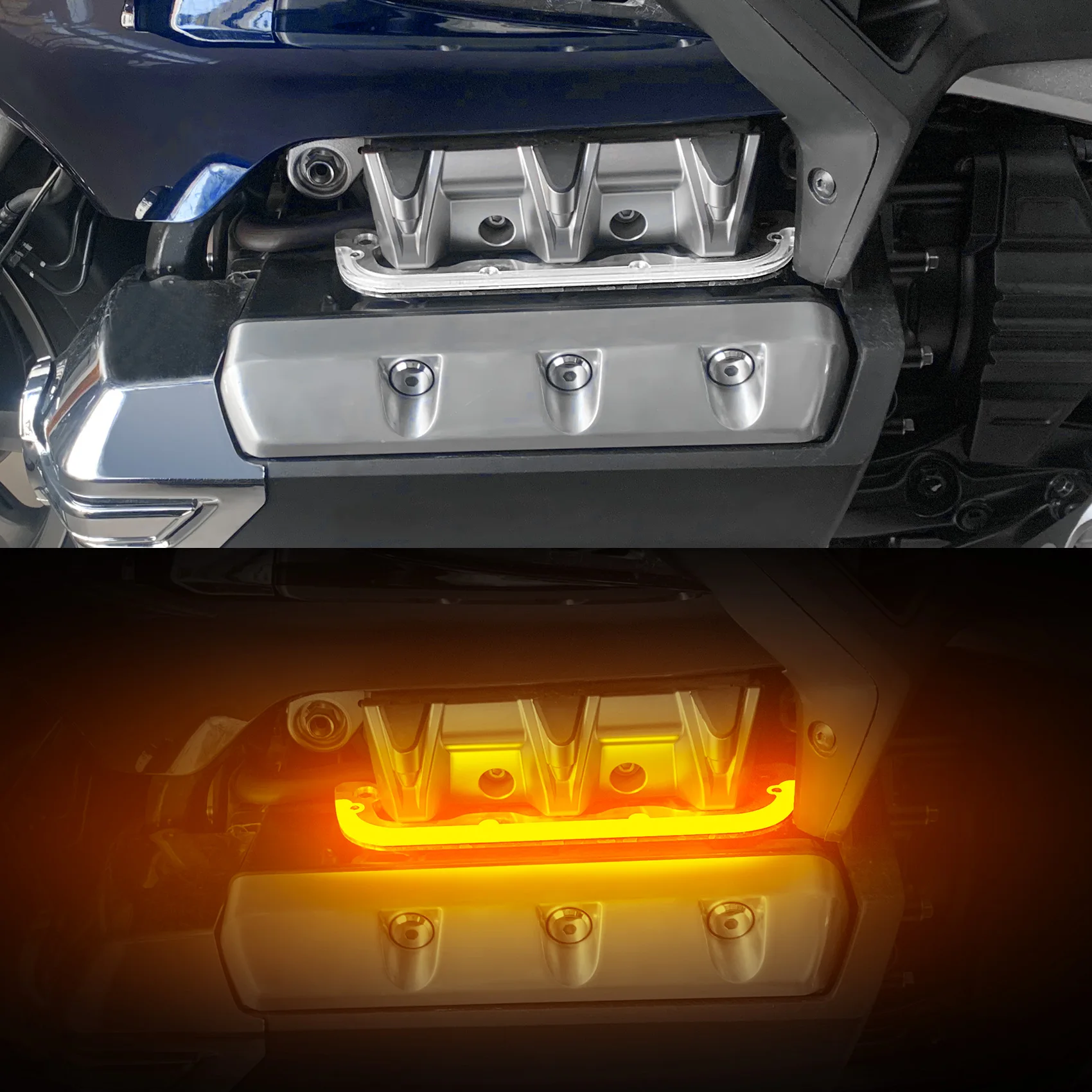 Engine Panels LED Running Light Fit For Honda Goldwing 1800 GL1800 2018-2024 Motorcycle - view 2