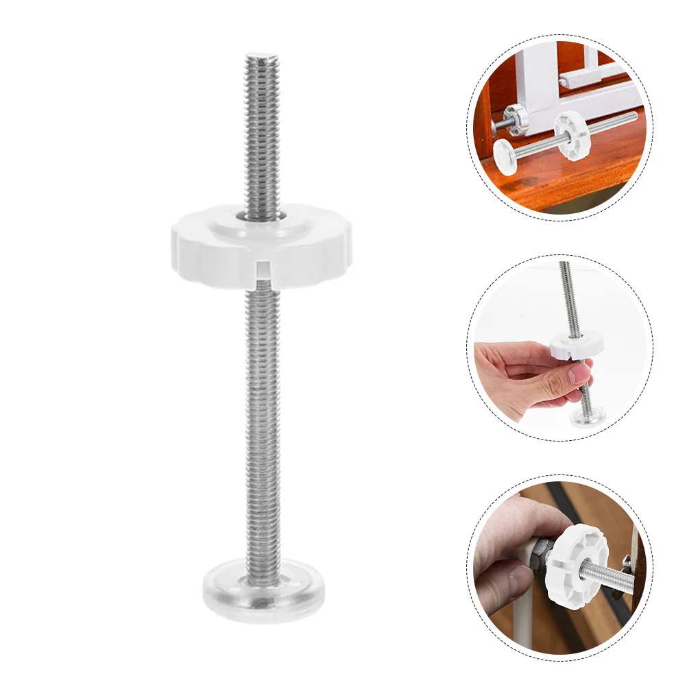 5 Pcs Component Baby Gate Hardware Child Pet Indoor Bed Abs Knobs Extension Screws