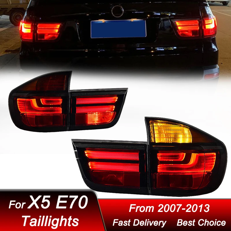 

Car styling Tail Lights For BMW X5 E70 2007-2013 new style full LED Tail Lamp Dynamic Turn Signal Light Tail Lamp Assembly