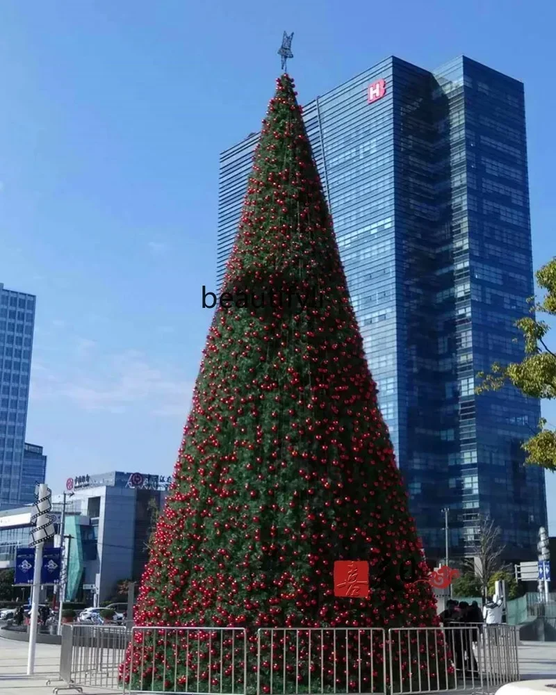 Large Christmas tree frame 15m 12m 10m 4/6/7/8/9m Christmas tree Mall Hotel OutdoorHY