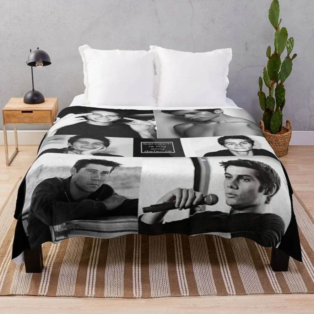 Dylan O'Brien Throw Blanket fluffy Sofa Fluffys Large Blankets