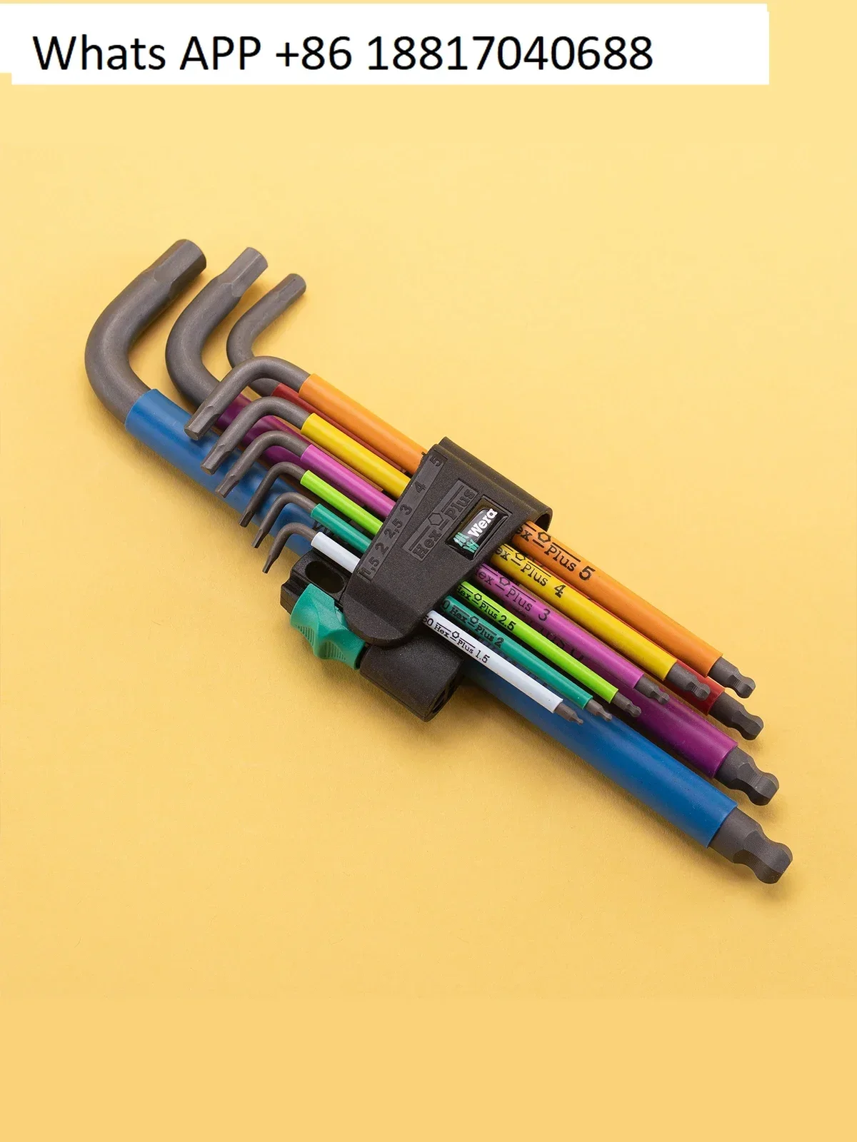 

950 9 1.5-10mm colored L-shaped extended hex wrench