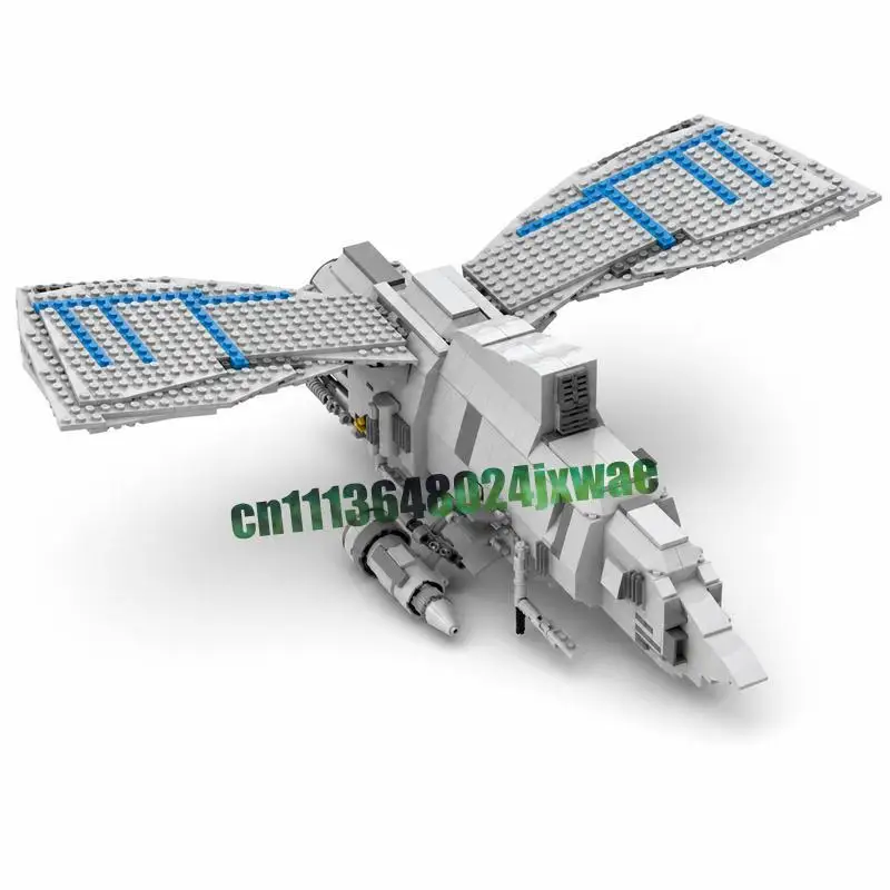 NEW 1014PCS Hornet Interceptor MOC Space Battle Model Custom Puzzle DIY Assembly Educational Toy Gift Collection Display Bricks