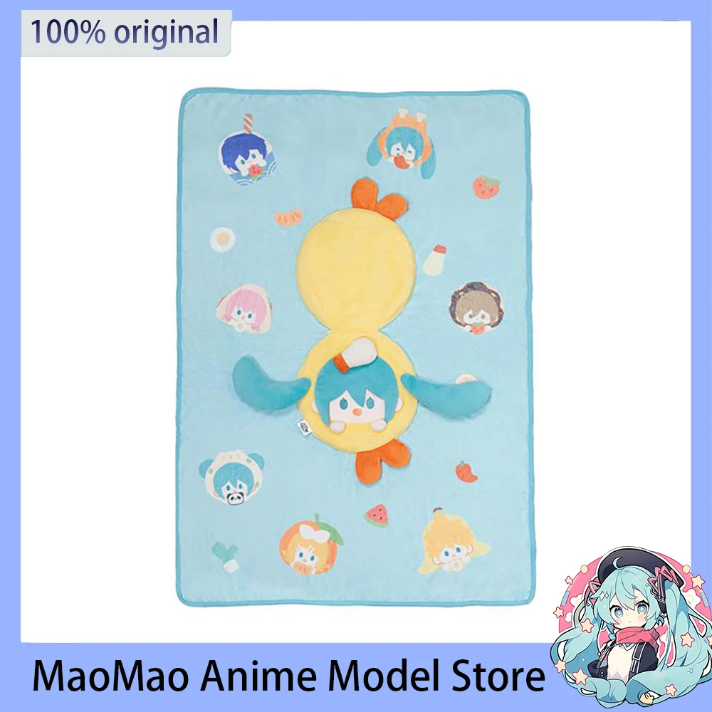 

In Stock Original MOEYU Hatsune Miku Super Delicious Series 2-in-1 Plush Pillow and Blanket Home Warming Blanket Practical Gift