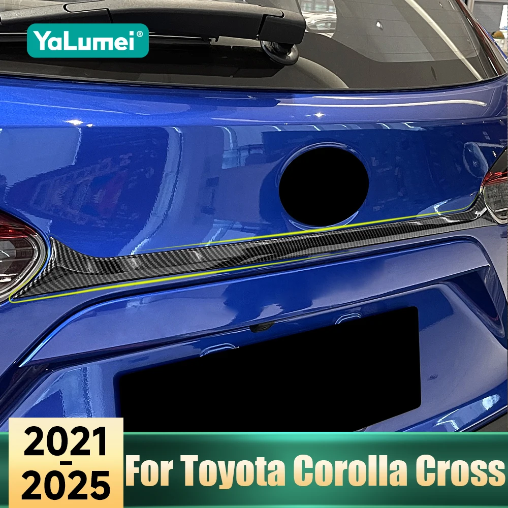 Für Toyota Corolla Cross XG10 2021 2022 2023 2024 2025 Hybrid Auto Heckklappen-Abdeckung Zierleiste Rahmen
