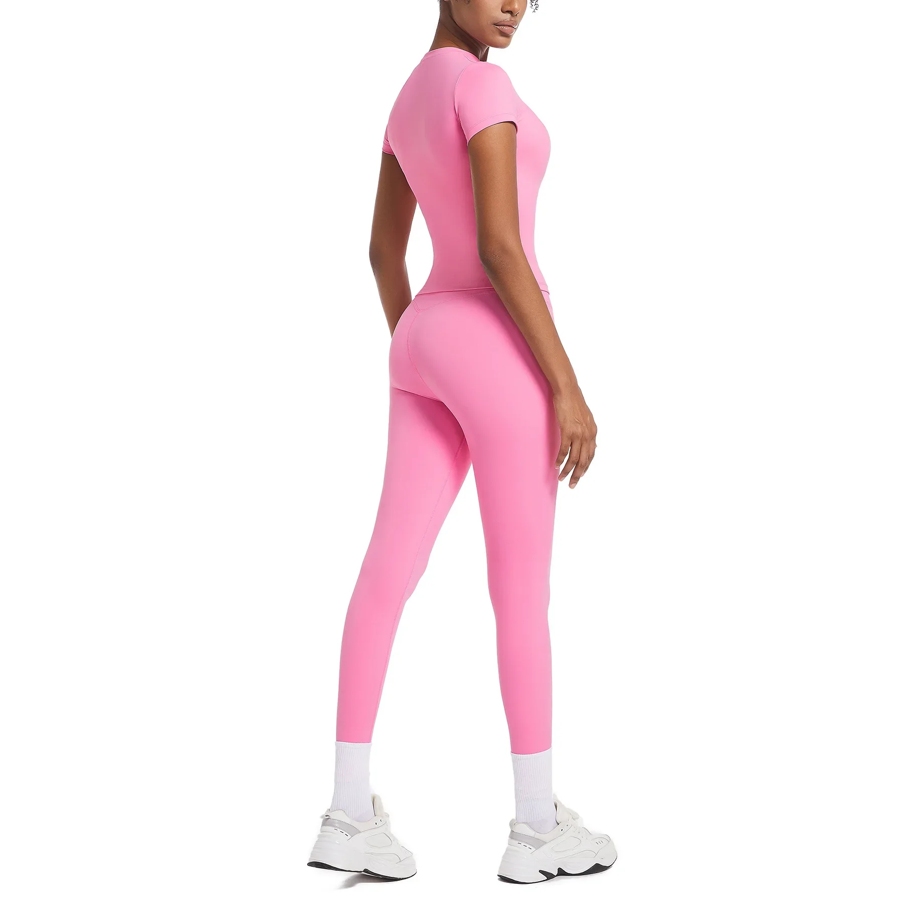 Sporty Leggings Pants Sets Women's Two Pieces Set Sportswear Woman Gym Set Sports Suit Yoga Clothing Suit for Fitness Clothes