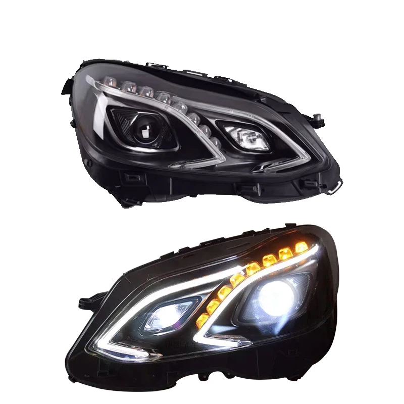 

For Mercedes Benz E Class W212 E350 Head Lamp 2013 2016 E180 E200 E260L Head Lights Upgrade LED Headlight Assembly Daytime Light