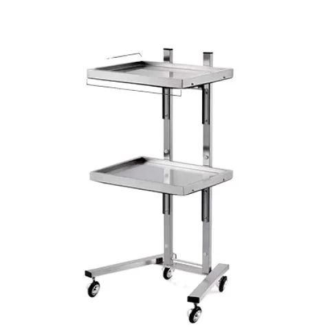 Stainless steel haircut, perm and dyeing cart, tool cart, beauty salon cart, hair cutting rack, foldable barber shop - Image 4