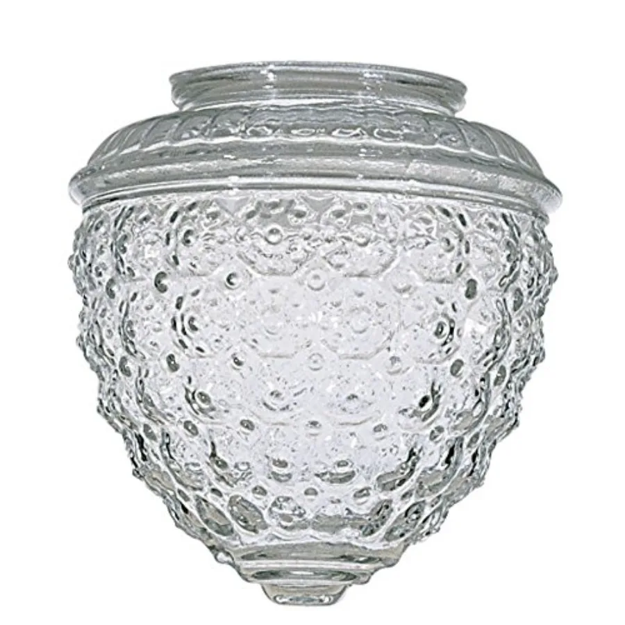 

Clear Pineapple Glass Shade - 3-1/4-Inch Fitter Opening