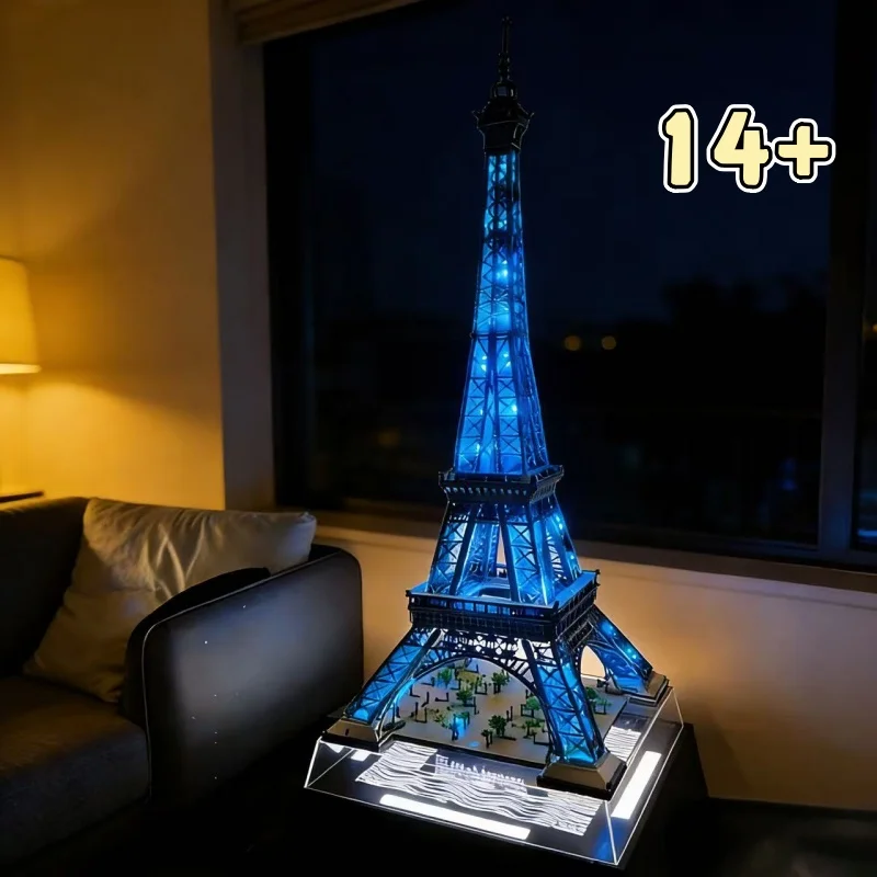 2026 OP VOORRAAD Grote Parijse Toren Architectuurmodel 10307 Set 10001 Stuks Bouwstenen Bakstenen Speelgoed voor Volwassenen Cadeaus