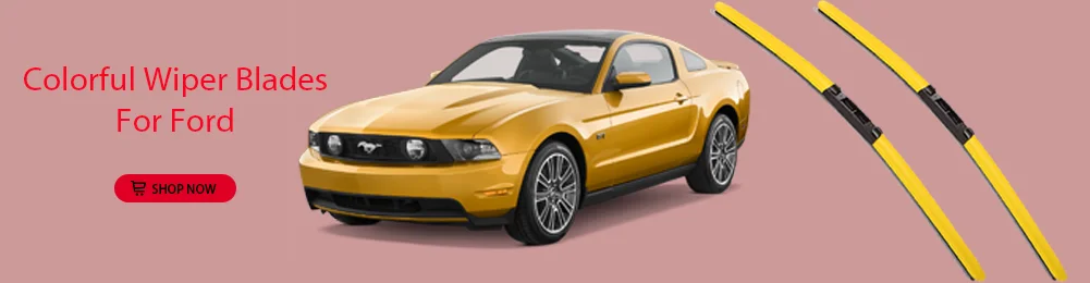 LNJING Bunte Scheibenwischerblätter für Ford Mustang Shelby GT GT350 GT500 2007-2022 – Detail 2