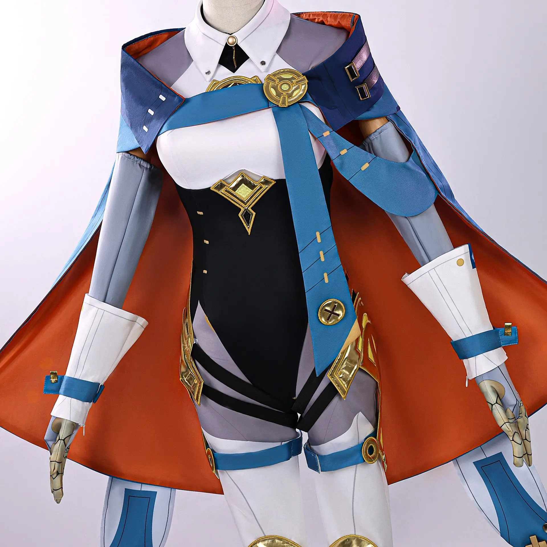 أنيمي إنيفا تأثيري لعبة جينشين تأثير زي شعر مستعار