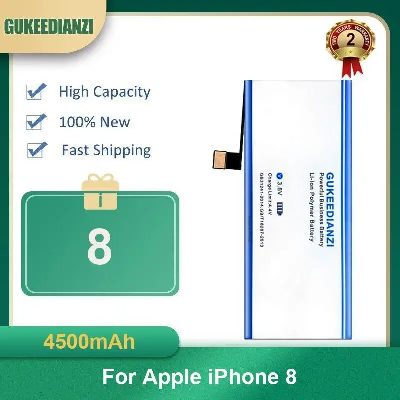 

4500mAh 8 Mobile Phone Battery For Apple iPhone 8 High Capacity