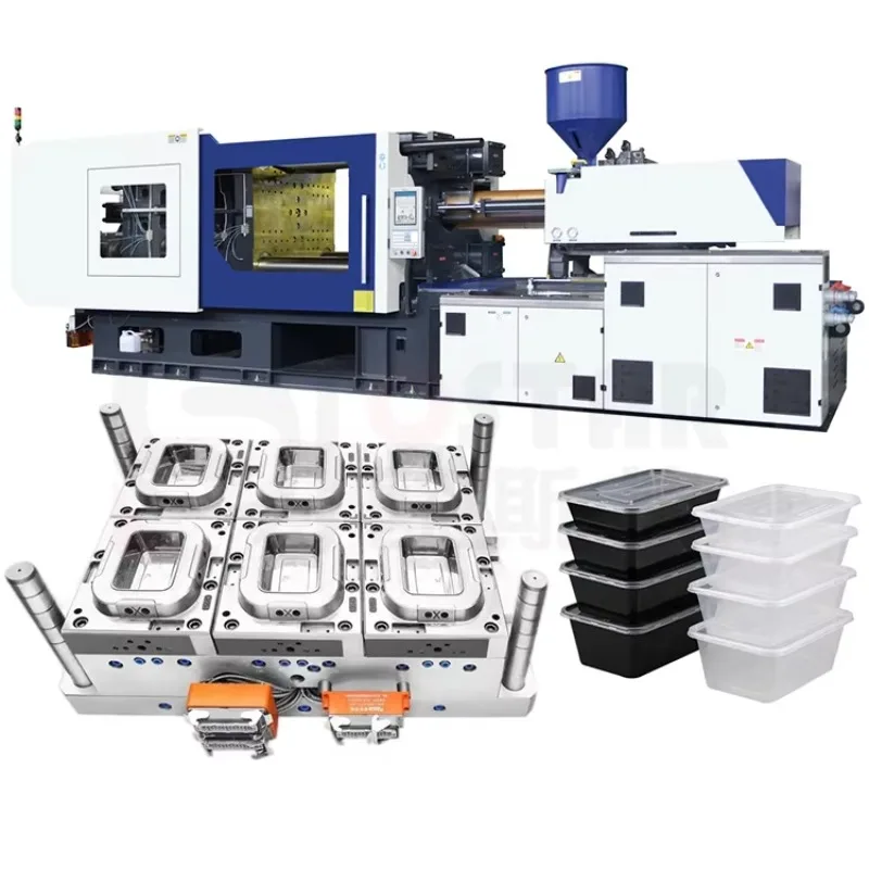 Injection Molding Machine for Making 750ml 1000ml PP Disposable Take Away Food Lunch Box Custom