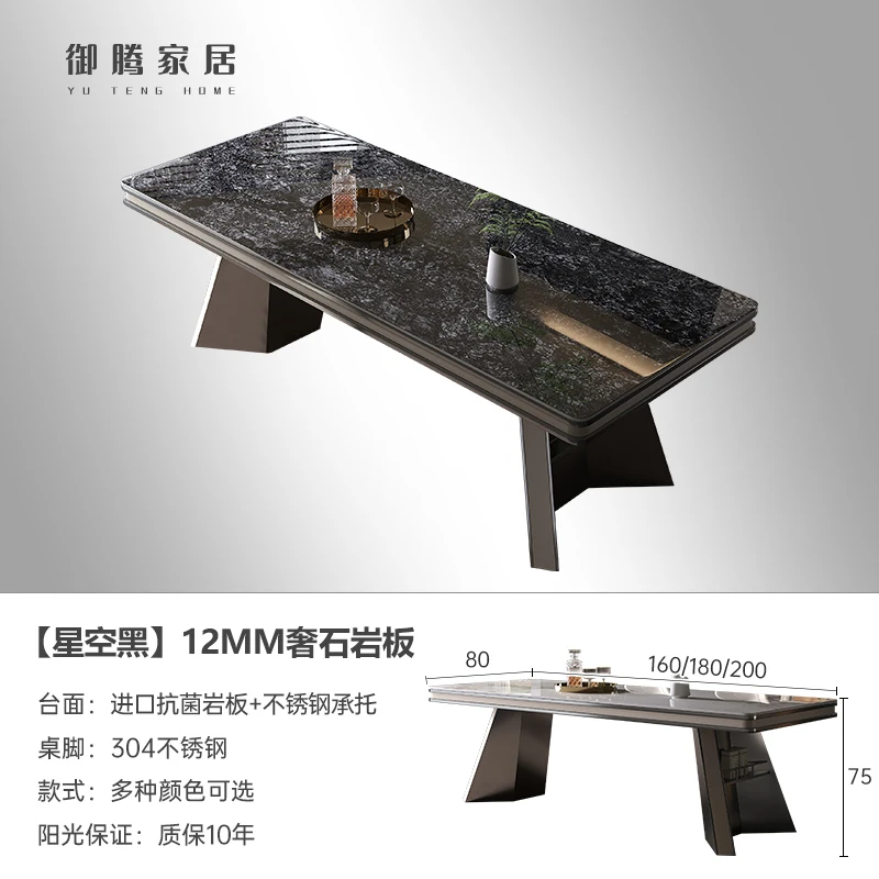 Center Luxury Dining Table Set Hotel Modern Console Marble Living Room Dining Tables Kitchen Mesa De Jantar Salon Furniture