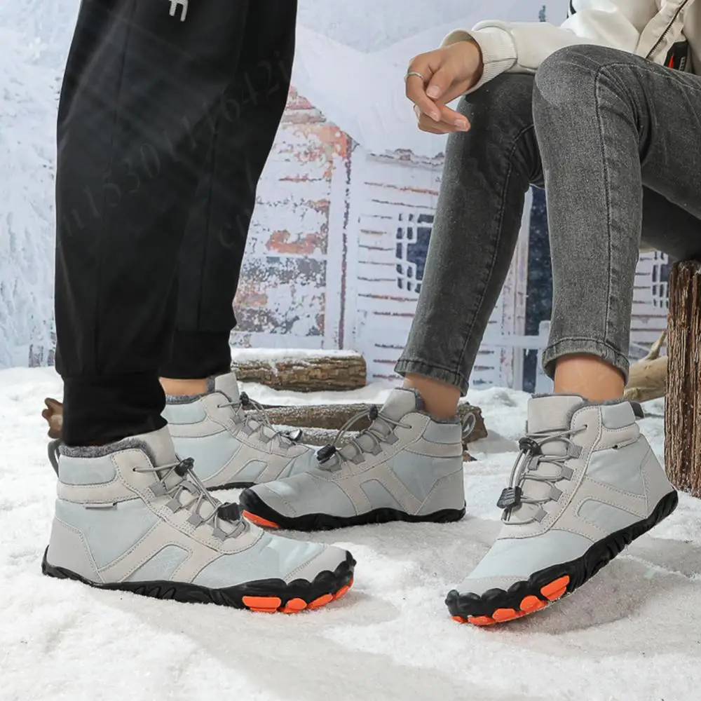 Stivali da neve invernali Scarpe da trekking a piedi nudi Scarpe da trekking impermeabili a prova di freddo Scarpe da trail running leggere Stivaletti alti