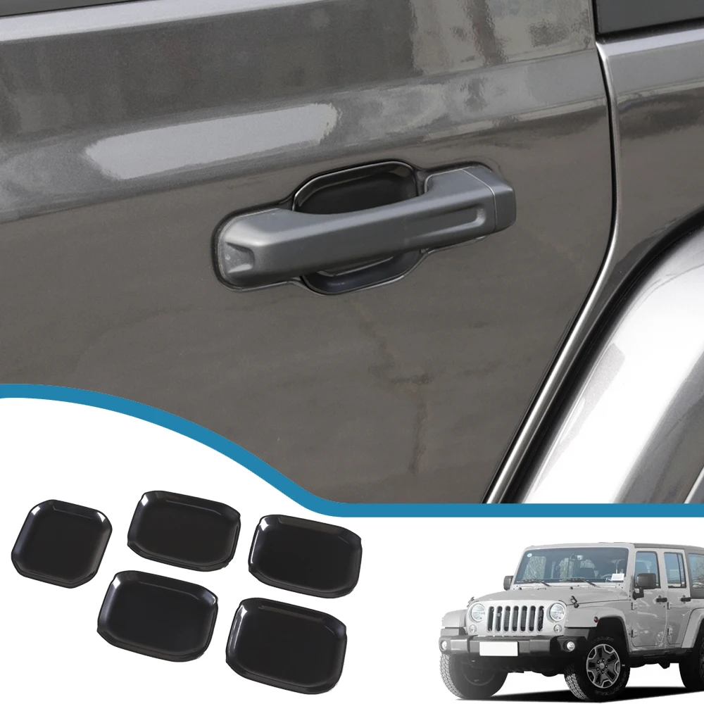 

Black Car Exterior Tailgate Front Rear Door Bowl Decoration for Jeep Wrangler JL Gladiator JT 2-4-Door 2018-2023 Accessories