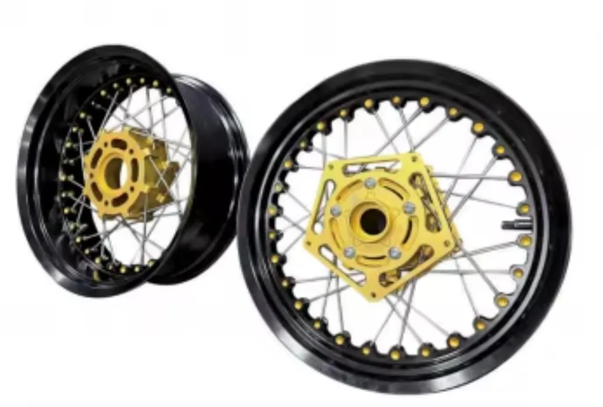 تخفيضات جيدة 12 بوصة 17 بوصة CRF250 KLX250 KLX650 دراجة نارية تيم 14 تكلم حافة دراجة نارية لهوندا الرصاص #6