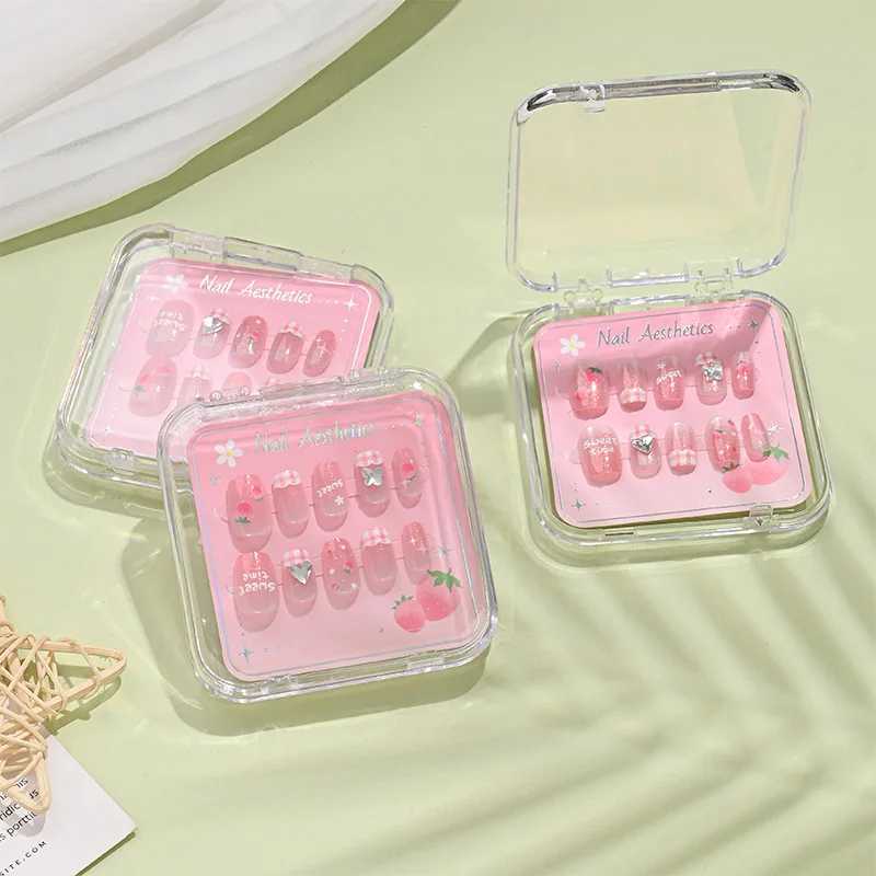 السيد ورقة kawaii الفاكهة يرتدي درع الأظافر الزينة DIY الأظافر يمكن ارتداؤها، هدايا للفتيات العودة إلى المدرسة مسمار الملحقات