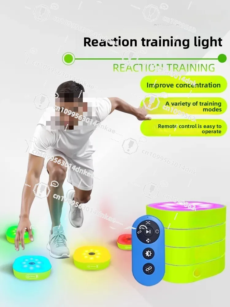 Reaction Training Lamp Remote Control Agility Trainer Reaction Lamp Body Fitness Movement Reaction Speed Training