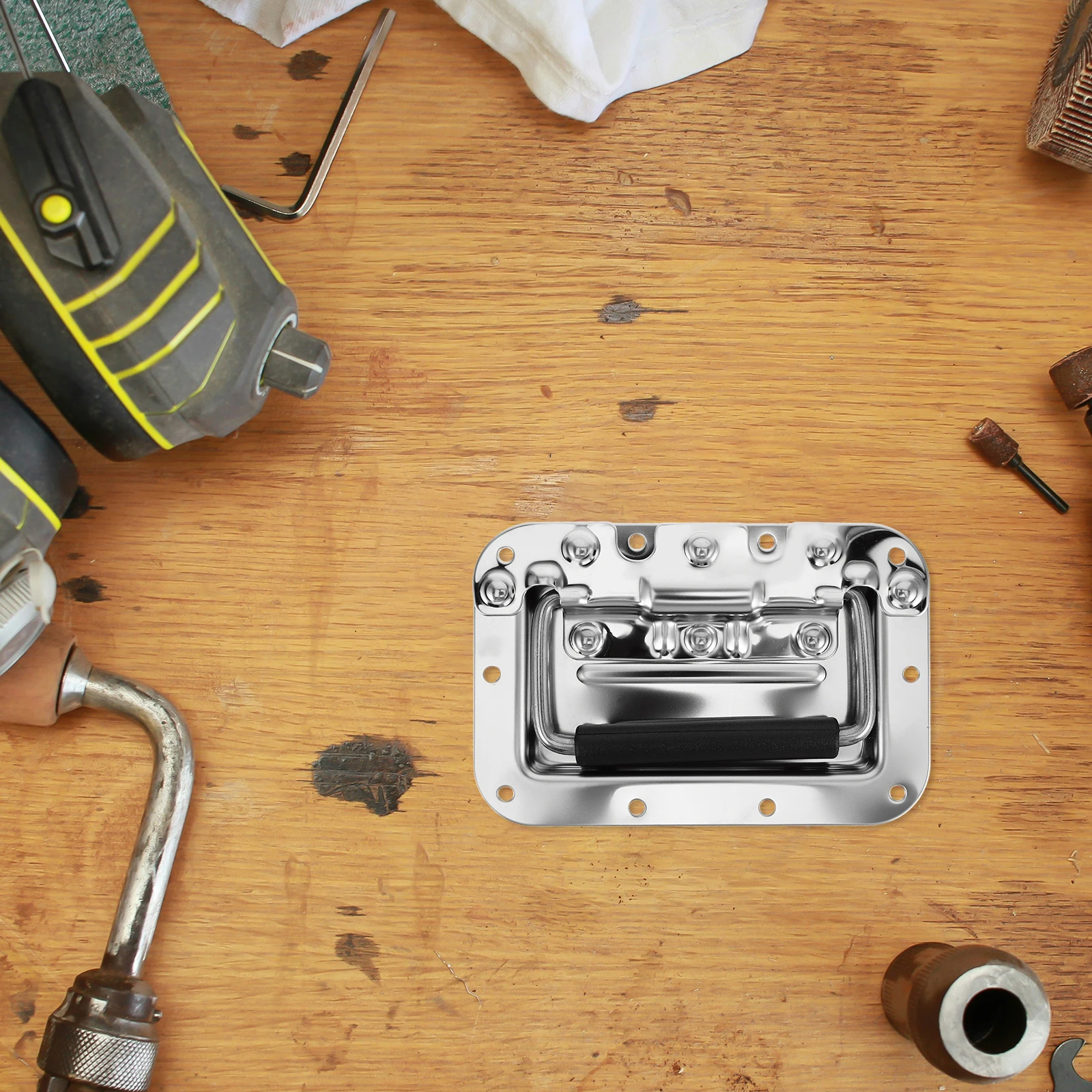 

Heavy Duty Recessed Pull For Toolbox Flight Case Cabinet Durable Metal Industrial Compact Portable Grip Truck Drawer Suitcase