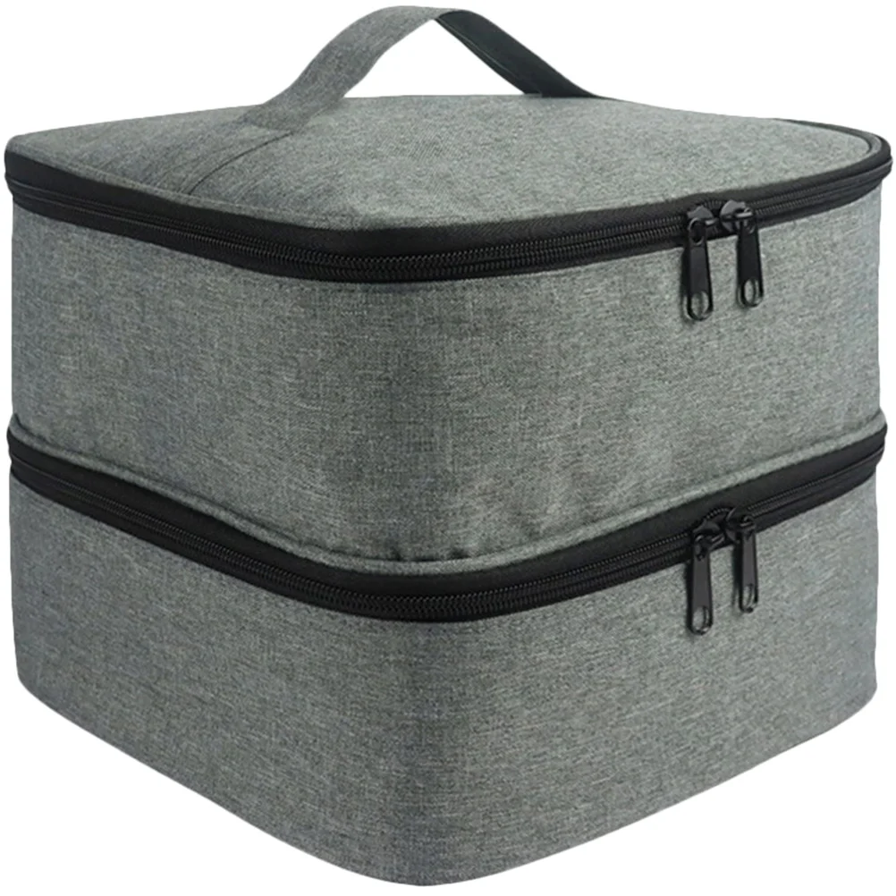 

Multi-compartment Nylon Storage Box for Cosmetics Makeup Travel Organizer Toiletry Bag Large Capacity Women Trip Holder