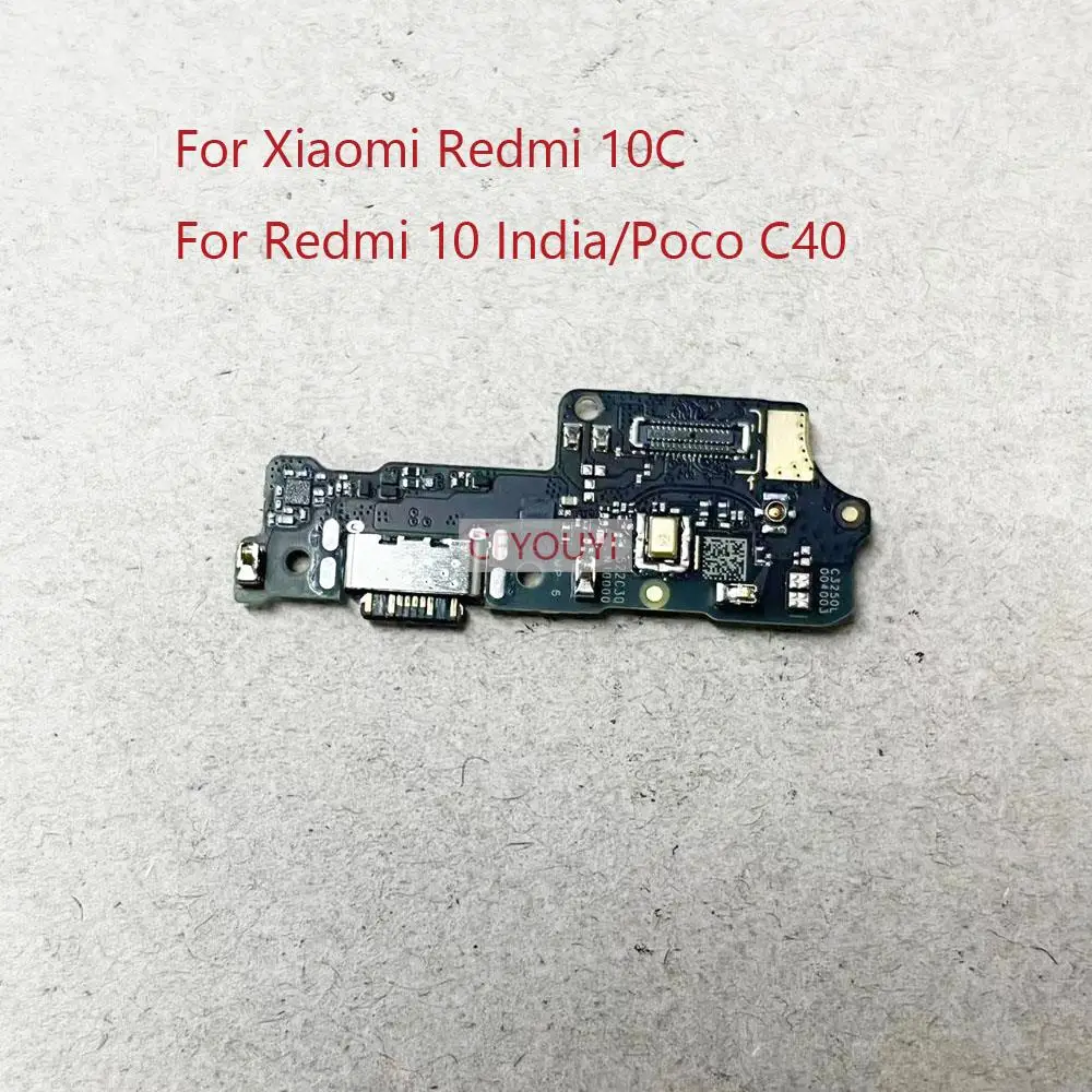 

Charging Port Board USB Dock Charger Port Fast Charging Flex Cable For Xiaomi Redmi 10C / Redmi 10 India / Poco C40