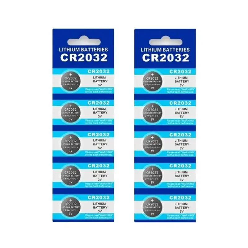 5-20PCS CR2032 CR 2032 Button Battery 3V Lithium Battery For Watch Toy Calculator Car Remote Control Button Coin Cell
