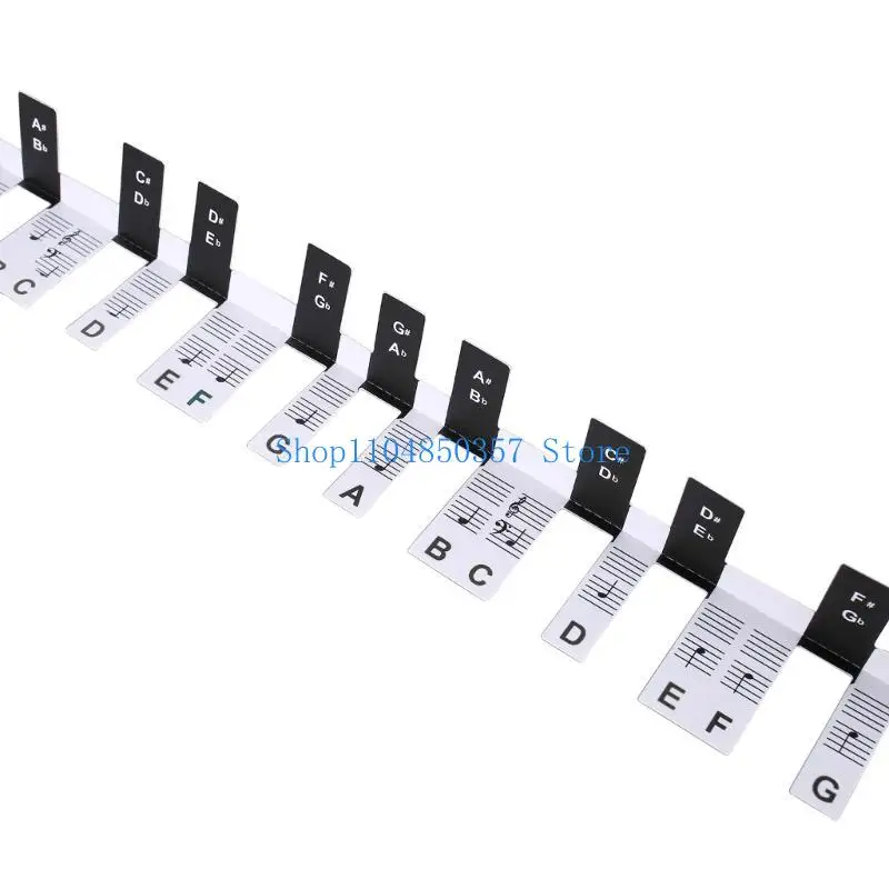 652F Electronic Piano Keyboard Stickers Piano Notes Guide for Beginners Student