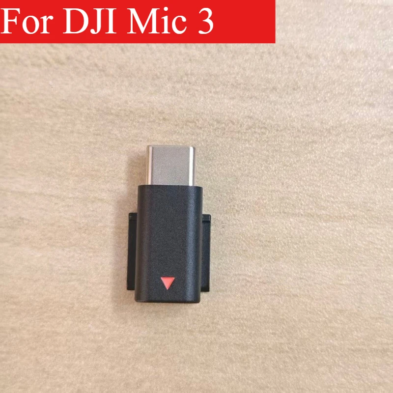Adapter USB C do DJI Mic 3, odbiornik mikrofonu bezprzewodowego do telefonów komórkowych z portem Type-C