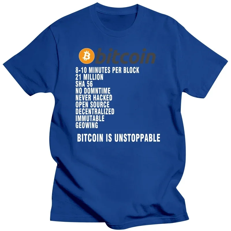 Graphic Short Sleeve T Shirt Streetwear Bitcoin 2024 New Arrival TShirt 12 Years Later Facts O neck Cotton For Men Tees Harajuku