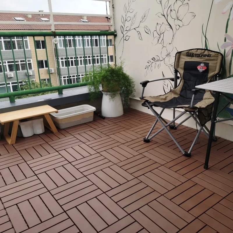 

Anticorrosive outdoor terrace balcony floor garden courtyard renovation splicing ground decoration plastic buckle flooring board