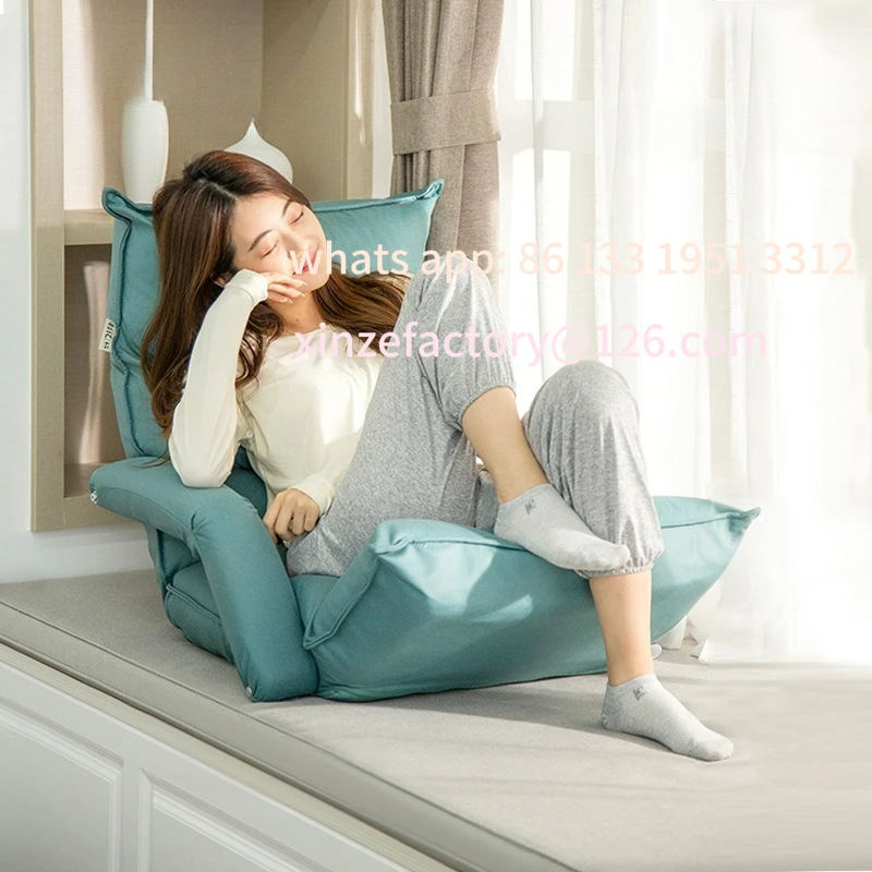 

Customizable tatami seat folding single small sofa bed bay window back recliner