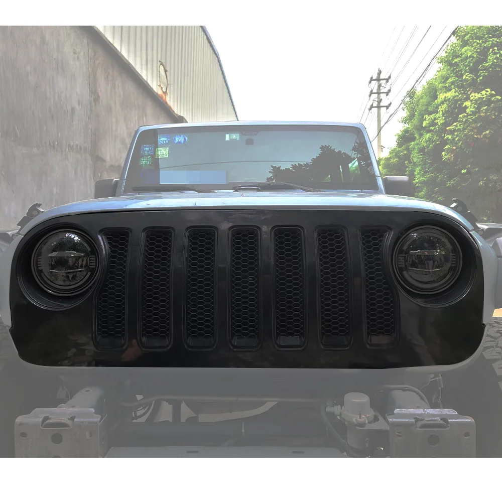 SXMA J373 JL Style Front Grille Grills For Jeep Wrangler JK 2007-2017