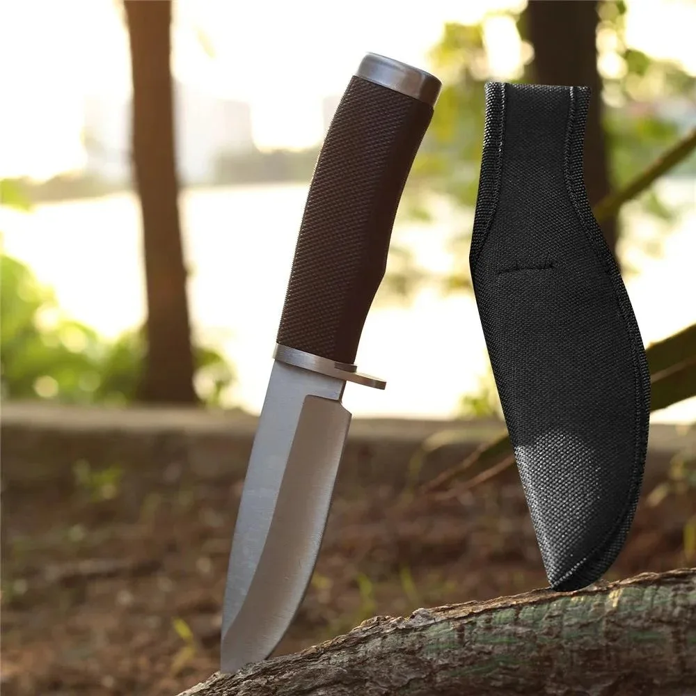 Portable Storage Outdoor Knife, Exquisite with Sheath Protection, Camping, Hiking, Short Distance Travel, Multifunctional Knife
