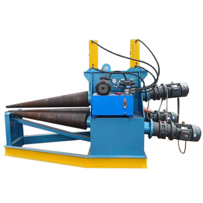 

Factory Price Hydraulic Cone Rolling Machine Sheet Metal Steel Plate Bending Roller Taper Shape