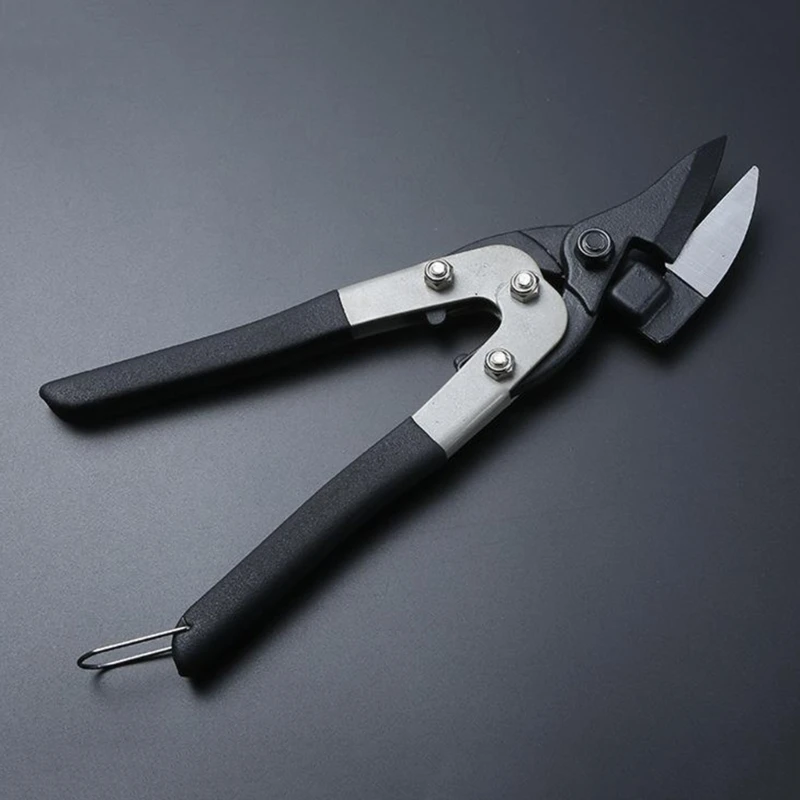 Multi-functional Tin Snips Straight Shears Bent Cutter Scissors Smooth Cutting Scissors Long Lever Iron Shear