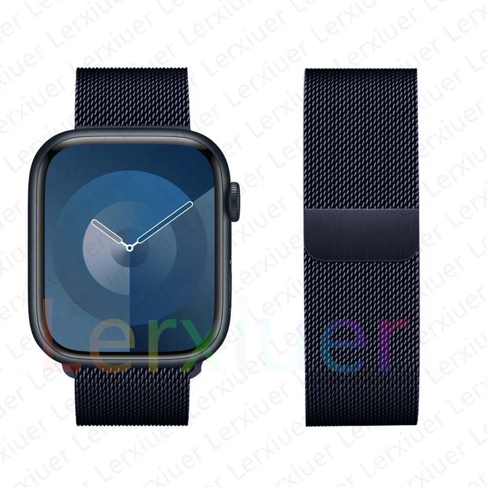 Milanese Loop für Apple Watch Armband 46mm 44mm 45mm 40mm 42mm 41mm 38mm 49mm Armband iWatch Serie 10 Ultra 2 9 8 SE 7 6 5 Band