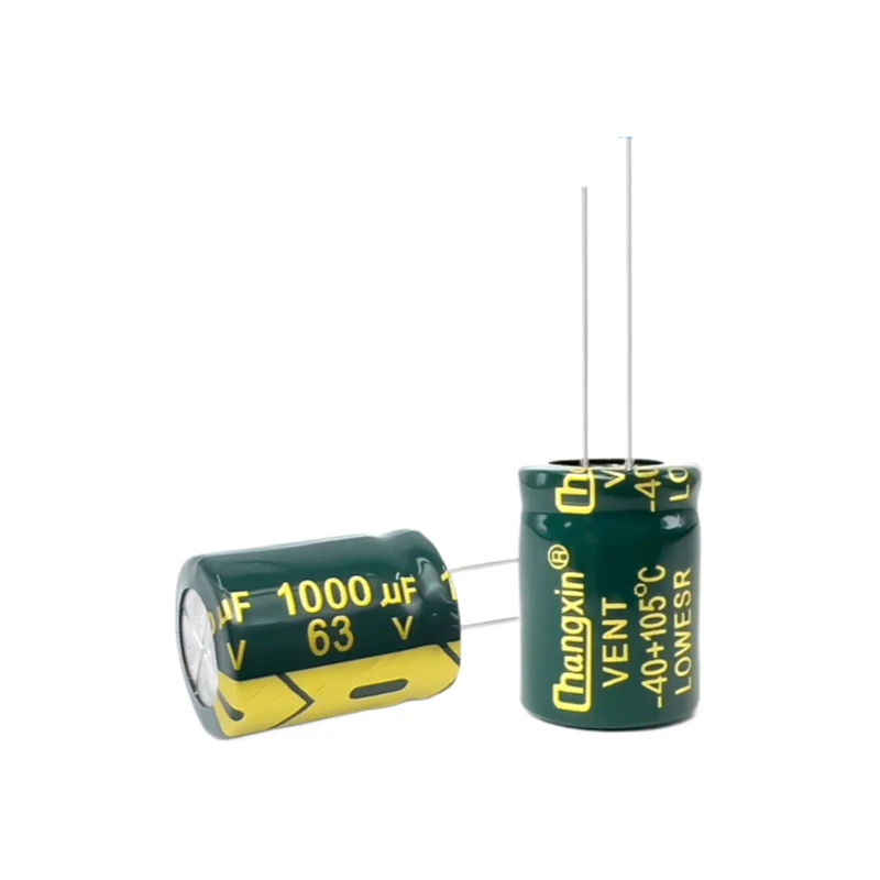 50PCS 63V 1000uF Electrolytic Capacitor 105°C Low ESR 16x20mm Radial Capacitor