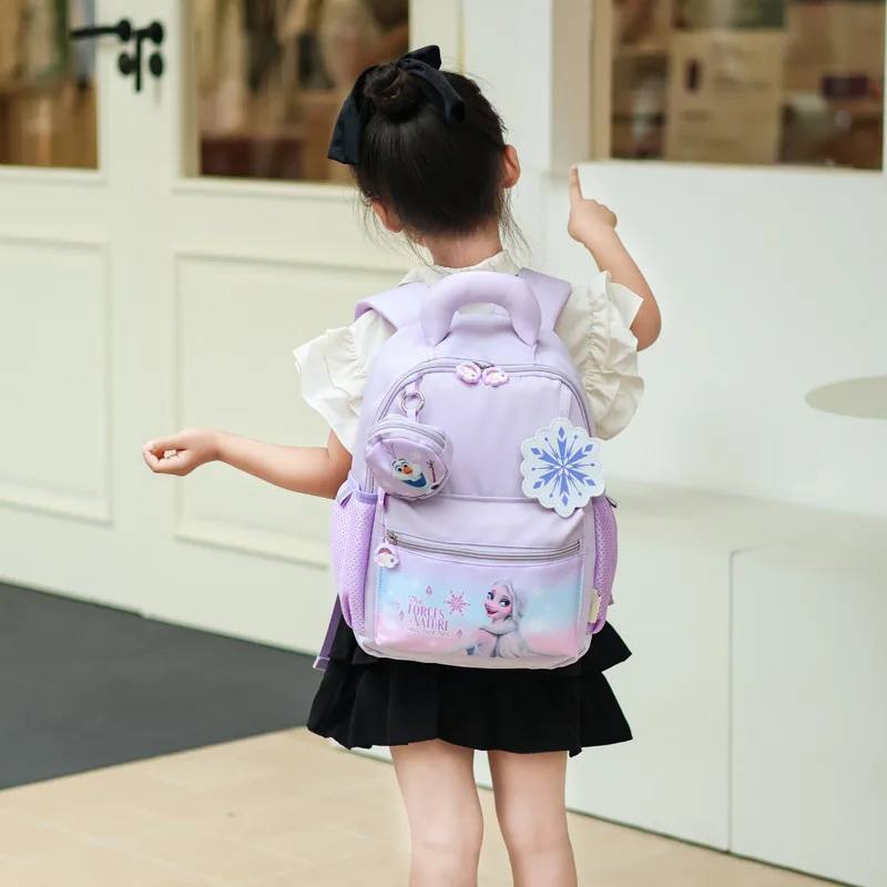 Disney Meisje Jongen Kleuterschool Rugzak Frozen Spider Man Reisrugzak Student Schouder Orthopedische Schooltas Kids Gift Mochila